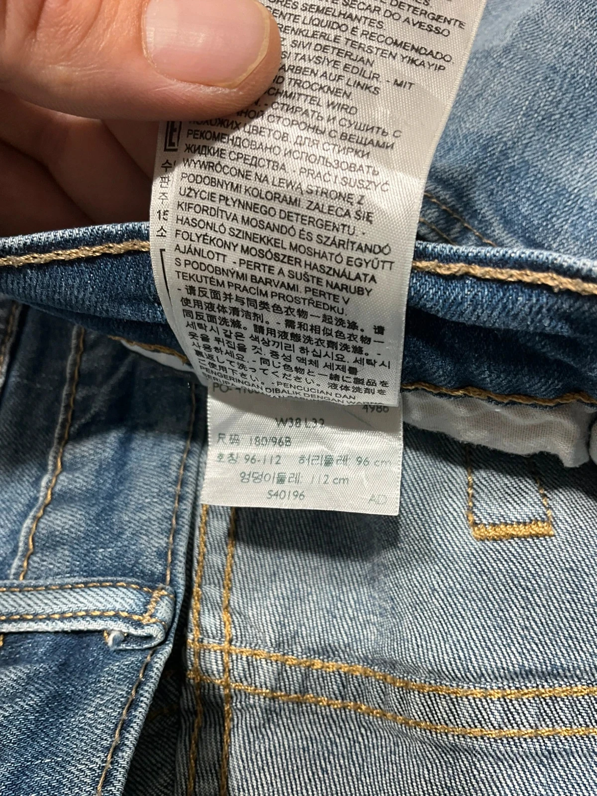 Jean Levi’s Straight W38 L32 Vintage Bleu Lvh 256 – photo 13